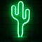 Summer Tropical Cactus Neon Light – Summer LED Wall Decor, USB or Battery Powered Night Light for Bedrooms, Kids’ Rooms, and Beach Party Vibes